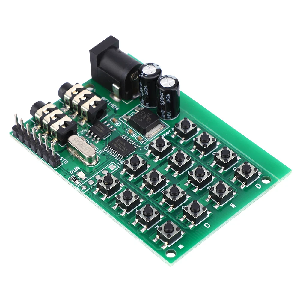 AE11A04 DTMF Audio Generator Module Voice Dual Encode Transmitter Board 5~24VDC Audio DTMF Module Dual Tones Transmitter Module
