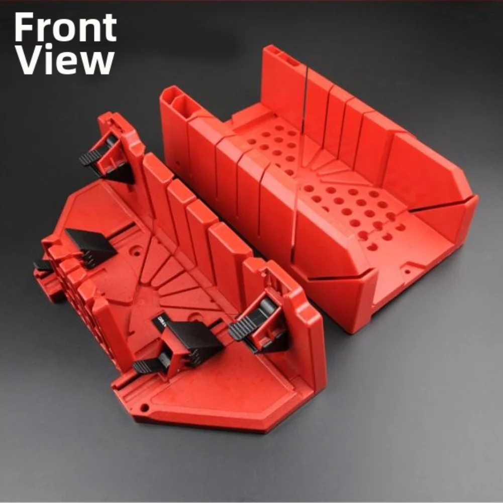 

Miter Saw Box With Clamp Miter Box Pruning Wood Cutting Angles 0/22.5/45/90 Degree Wood Gypsum Oblique Cutting Tool For Carpente