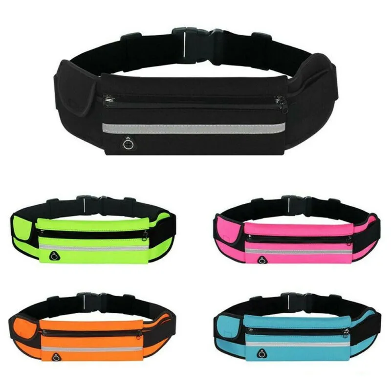 Waist Bag For Women Fashion Hot Polyester Waterproof Waist Bag Fanny Pack For Men And Outdoor Sport Bag Lightweight USB