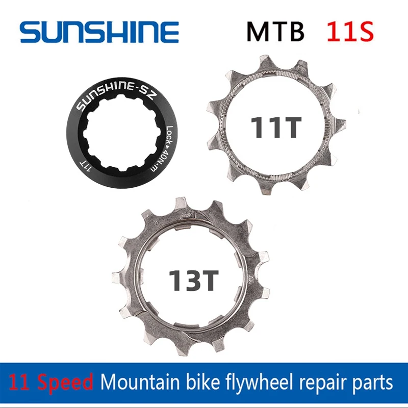 Original MTB Road Bike Freewheel Cog 8 9 10 11 12 Speed 11T 12T 13T Bicycle Cassette Sprockets Accessories for SRAM Flywheel