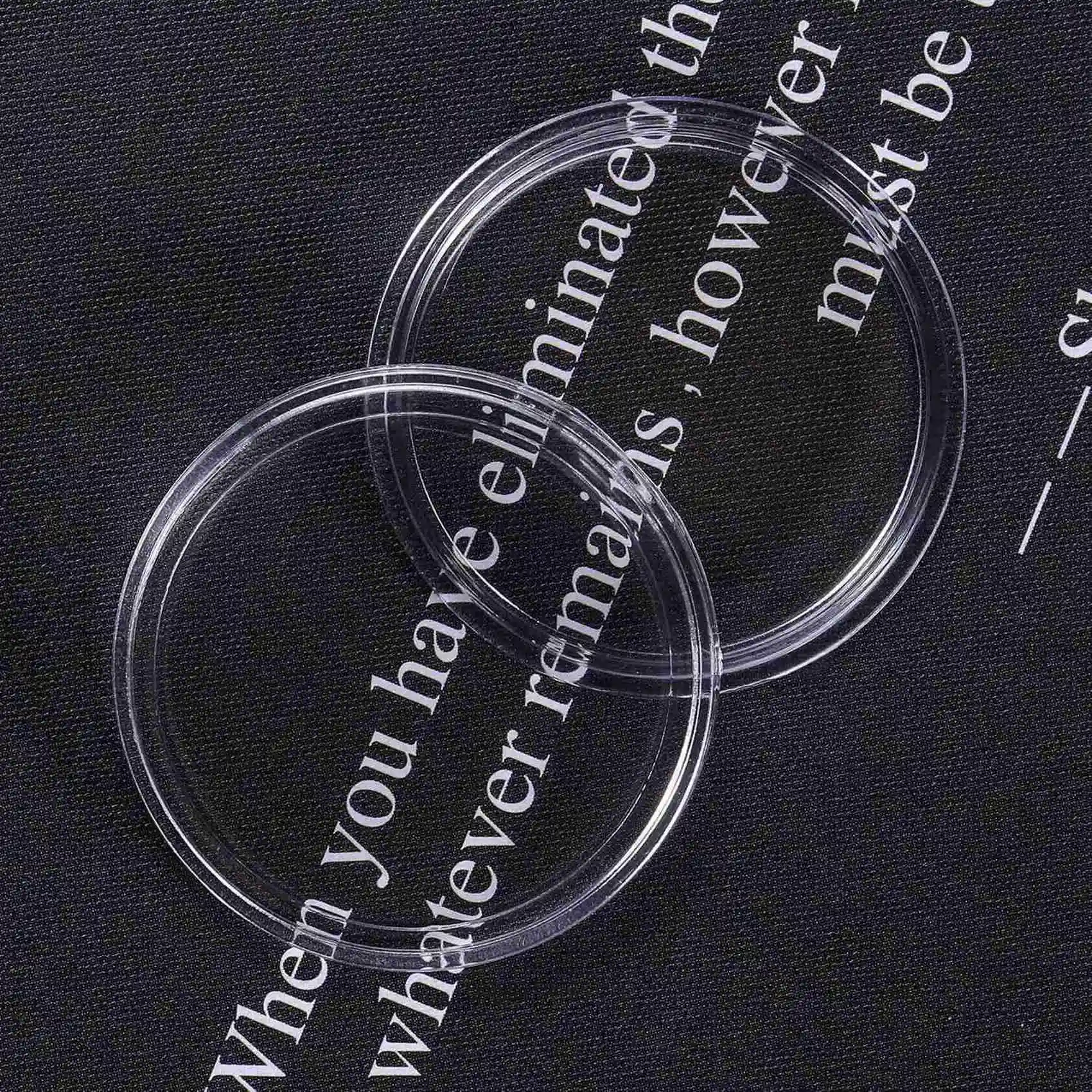 حامل كبسولات العملات المعدنية مقاس 46 مم A72Z وصندوق حماية لحامل العملات المعدنية لمستلزمات جمع العملات المعدنية (8 مقاسات، 60 قطعة) #3