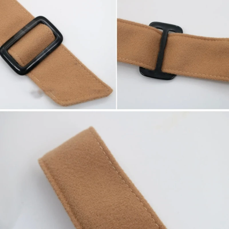 Thick Belt Comfortable Woolen Belt for Men and Women Wide TrenchCoat Replacement Belt for Decorations