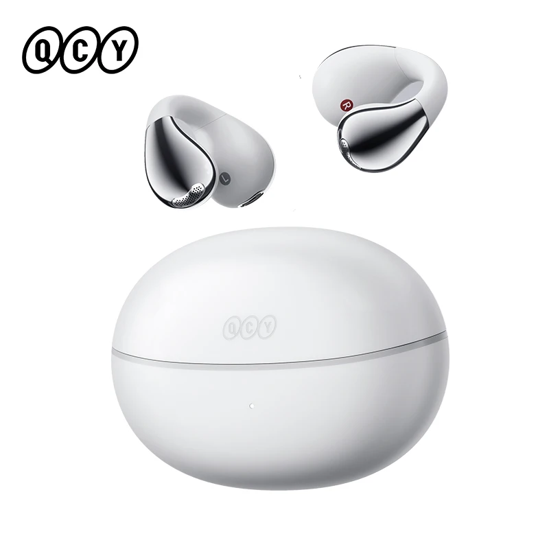 QCY Crossky C30S Open oor draadloze koptelefoon Hi-Res met LDAC oorclip oordopjes Bluetooth 6.0 Clip op OWS sporthoofdtelefoon 40 uur