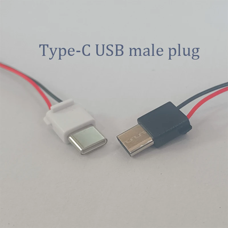 1/3/5/10 Stück Typ-C Stecker mit Widerstand Kondensator Typ-C Modifizierter Stecker für Mobiltelefon Powerbank Spezialanschluss C-Port – Detail 3