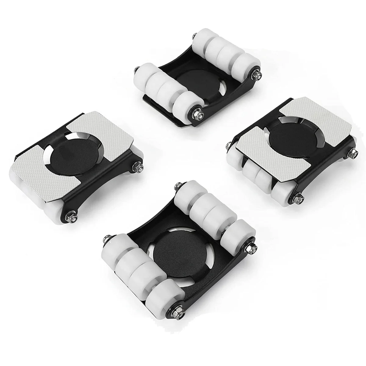 4 Pack Heavy Duty Furniture Lifter Lever 660 Lbs Load Capacity Appliance Roller Wheels Sliders