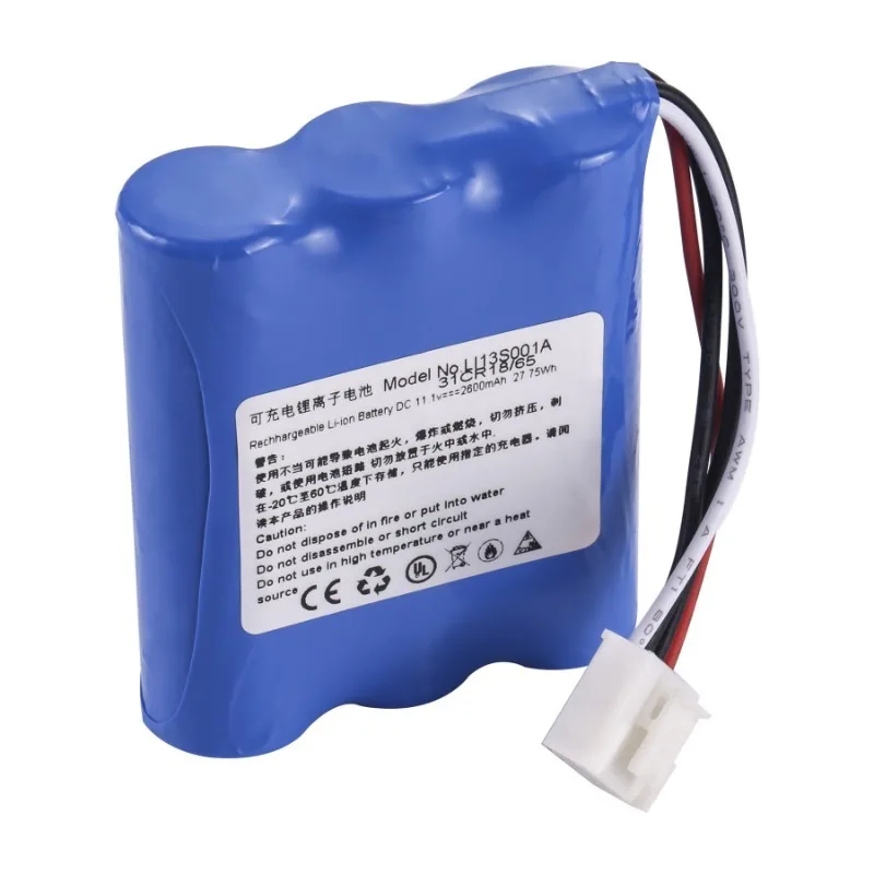 For Mindray BeneHeart R3 R3A uMEC6 uMEC7 uMEC10 uMEC12 Patient Monitor High Quality LI13S001A 11.1V 2600mAh Replacement Battery
