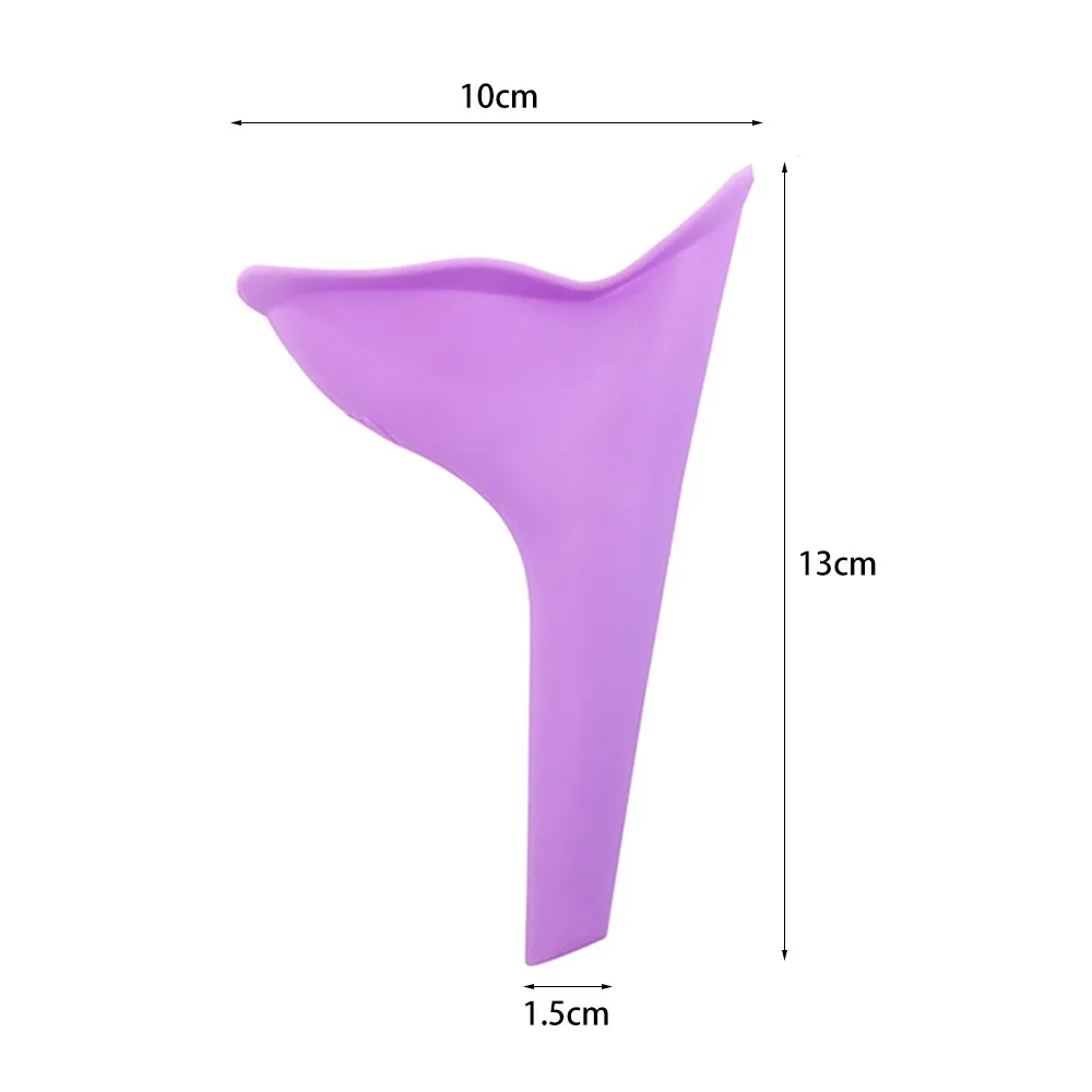 Women Urinal Outdoor Travel In Car Camping Portable Female Urinal Funnel Soft Silicone Urination Device Toilet Stand Up & Pee