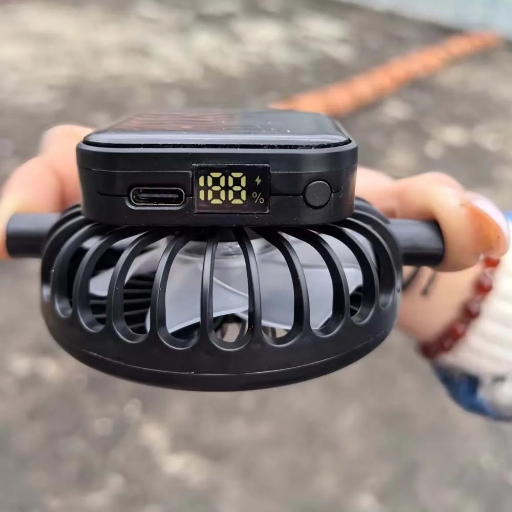 Portable Solar Powered Fan Baseball Cap Adjustable Long-lasting Rechargeable Fan Hat 300mA Breathable Cooling Mesh Peaked Cap