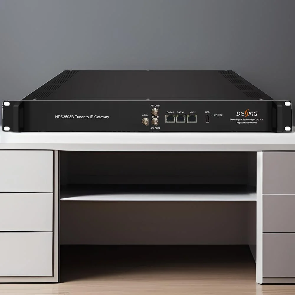 24 Tuner to IP/ASI Gateway DVB-S2 ISDBT ATSC DVB-T2 DVB-C IRD Tuner Receiver RF TO IP Hotel IPTV TV Front-End System