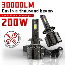 H7 Canbus LED Car LED Headlight 200W 30000LM H1 H4 H11 9005 HB3 9006 HB4 Auto LED Lamp High Power Fog Light 6000K CANbus No Erro
