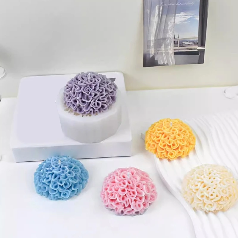 Flower Molds Chrysanthemum Silicone Molds Plaster Mould Epoxy Resin Molds M76D