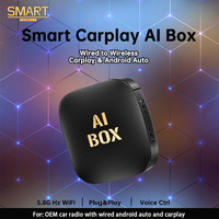 Android Ai Box Wired to Wireless Carplay Android Auto Adapter WiFi For Youtube Nexflit Cars Smart Ai Box Bulit in Play Stroe