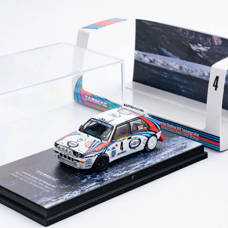 Diecast TW 1:64 Scale Lancia Delta HF Rally 1992 Winner Alloy Car Model