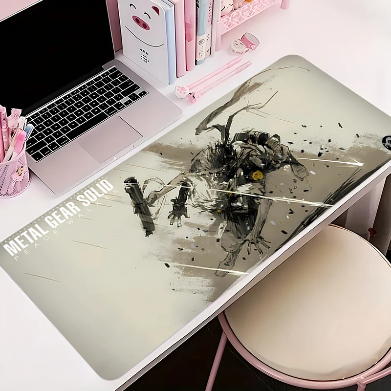

Mouse Pad Anime Non-Slip Rubber Mousepad Soft Office Desk Mat Gaming PC Accessories M-metal Gear Solid Large Gamer Keyboard Mat