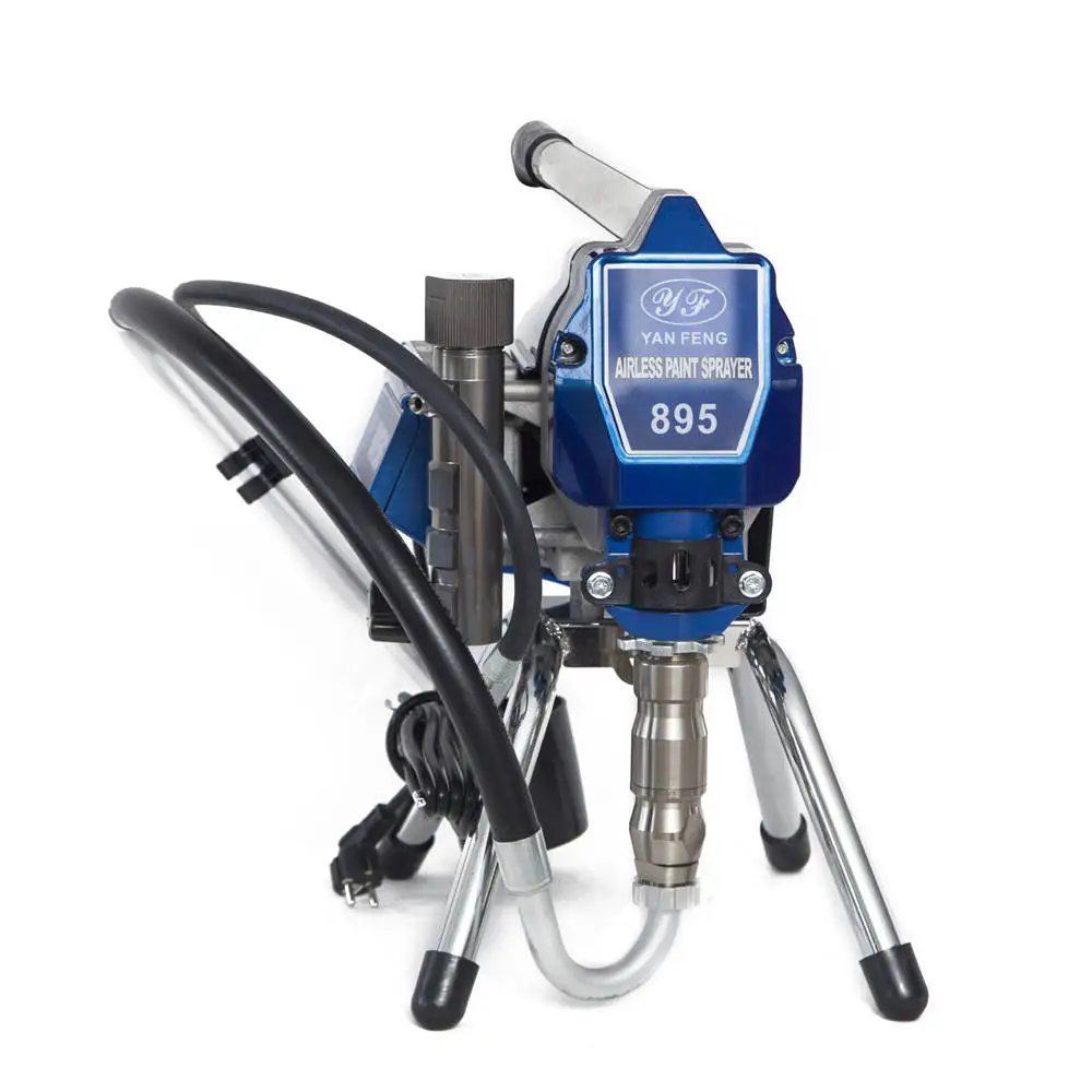 Electric Airless Paint Sprayer 895 Power Spray For Wall Painting For Latex Stain Acrylics Primers Oil Water Based Paints