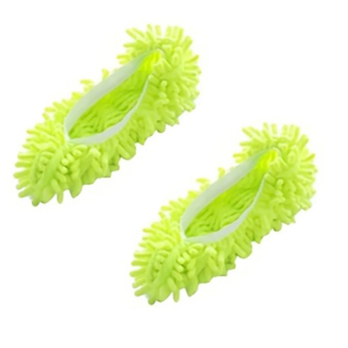 1 Pair Washable Cleaning Shoes Cover Multifunction Chenille Duster Mop Slippers Foot Socks for Floor Home