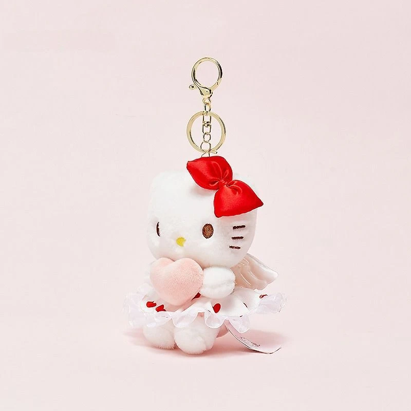 

Sanrio Trendy 4 Inch Plush Decor Ornament, Cute Creative Fashion Accessory Keychain, Exquisite Gift For Backpack Bag Charm