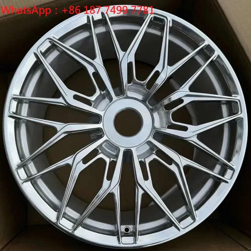 ForgeX OEM Custom Monoblock Forged Car Wheels 5x120 Split Multi-Spoke Mesh Rims Compatible with GT3