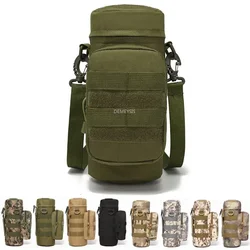 Outdoor Kettle Waist Bag Durable Tactical Water Bottle Bag Pouch Molle Hunting Climbing Hiking Kettle Pouch Waist Packs