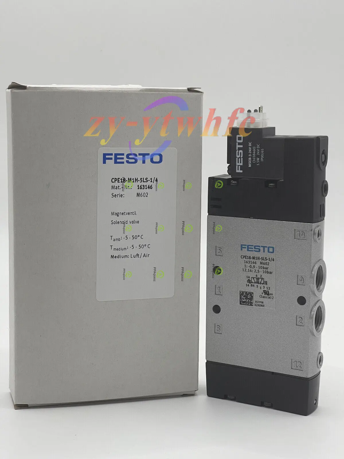 

1Pcs New FESTO CPE18-M1H-5LS-1/4 163146 Solenoid Valve