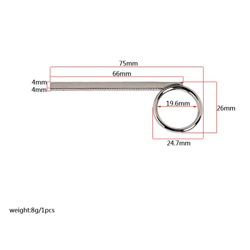 Silver Trumpet Slide Finger Ring Durable Valve Slide Music Instrument Parts for Trumpet Repair Kit