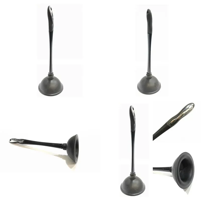Wholesale Rubber Long Handle Drain Suction Cup Durable Plunger for Bathroom Toilet Sink Unclogging Tool Heavy Duty