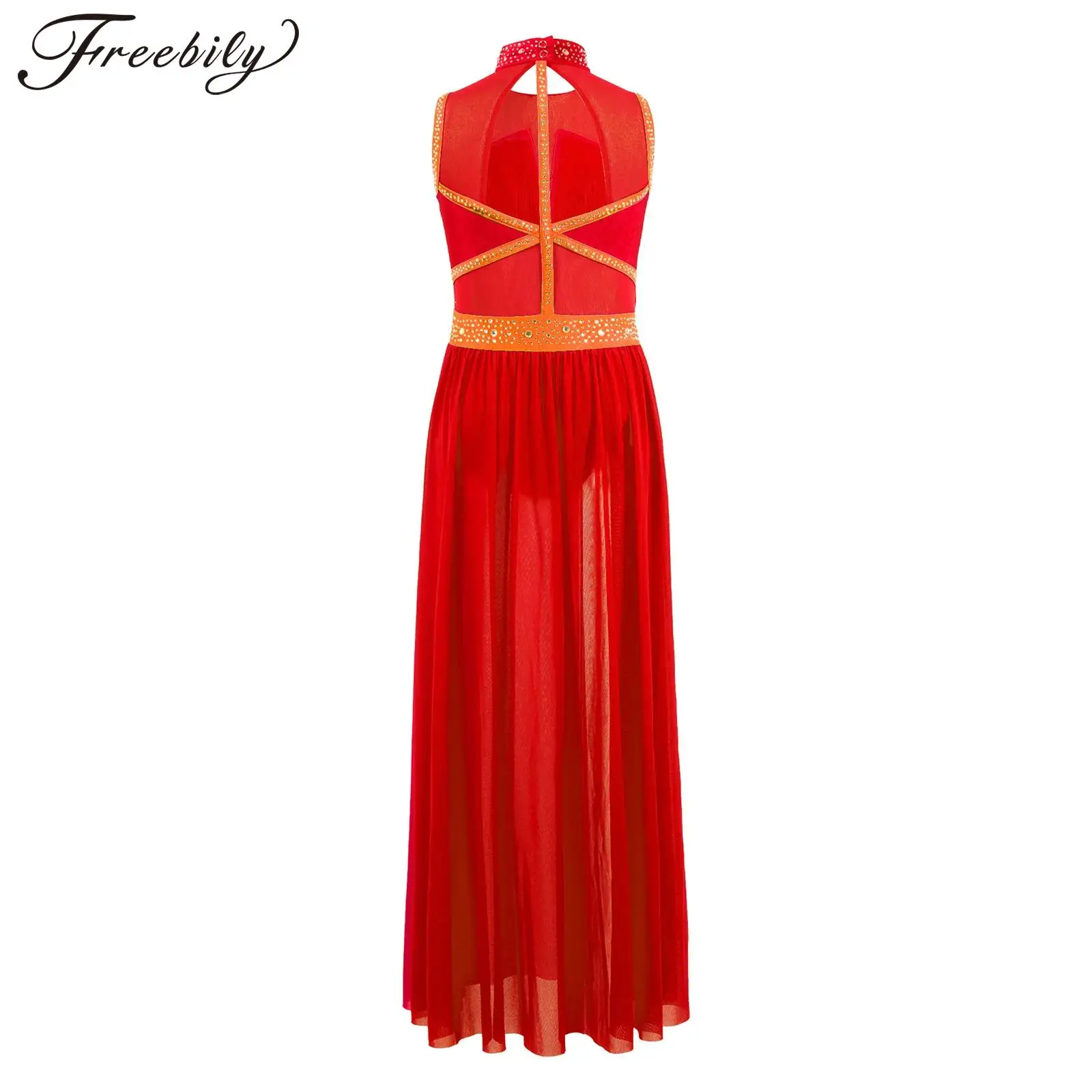 

Kids Girls Liturgical Dance Costume Modern Lyrical Dance Choir Performance Dress Celebration of Spirit Maxi Dress Praisewear