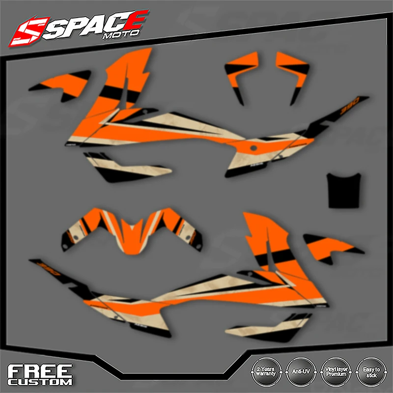 

SPACE Custom Motorcycle Graphics For KTM 2020 2021 2022 ADV 20-22 ADV390 Decal Stickers Kits 004