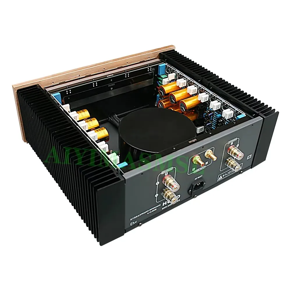 AIYIMA SMSL 120W 2.0 Stereo Class A Post Amplifier Fully Symmetrical Differential Circuit Design HIFI Rear power Amplifier Audio