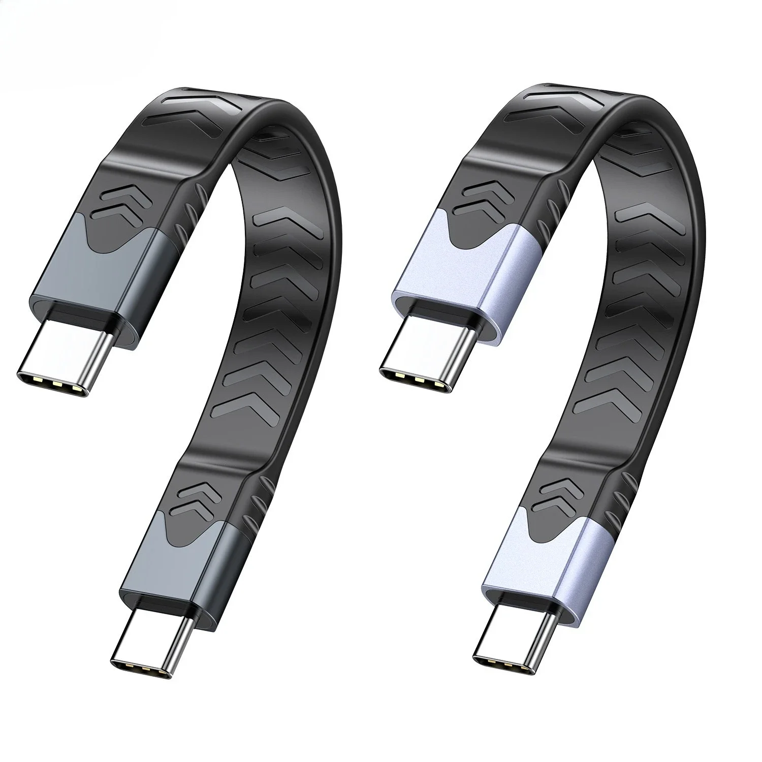 كابل USB 5 FPC قصير 80Gbps 240W 16K لـ Thunderbolt 5 Type C شحن سريع Thunderbolt4 USB 5.0 USB C إلى C كابل نقل البيانات