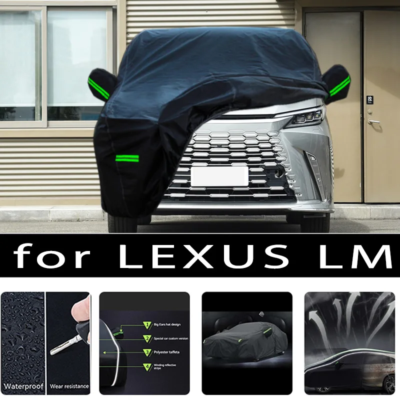 

For LEXUS LM Car protective cover Auto paint protection Sunscreen heat-insulating waterproof car clothing Car film