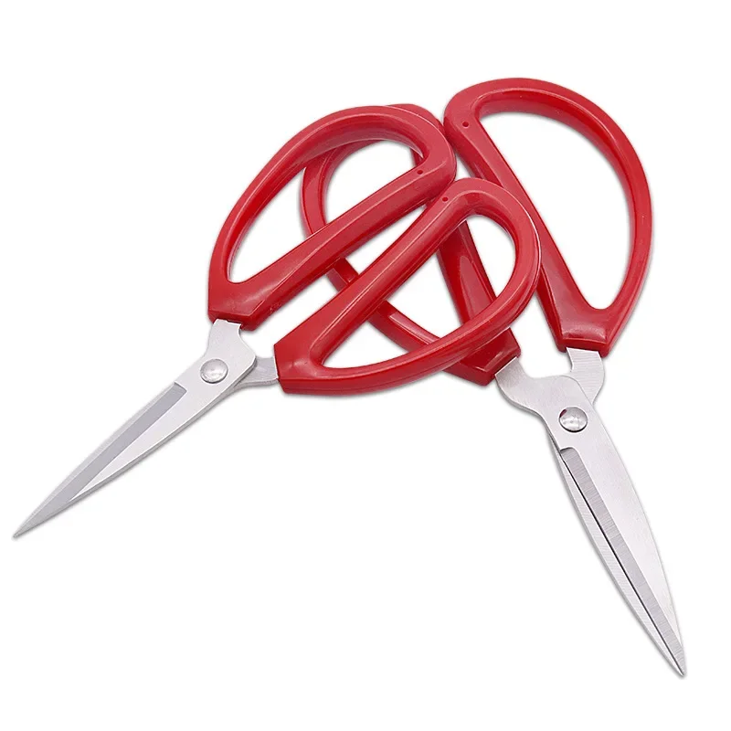 Durable Stainless Steel Household Scissors Sewing Office Scissors Embroidery Leather Fabric Paper CutTailor Scissors Pipe Cutter