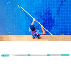 3 Section Telescopic Swimming Pool Pole Detachable Aluminum Swimming Pool Extension Rod for Cleaning Net Swimming Pool Pole