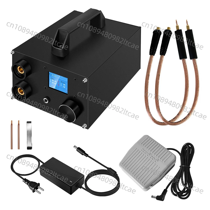 Dual-pulse Spots Welding Machine 250 Gears Double Capacitors Energy Storage Welding 0.3mm Nickel Sheet 18650 Battery Spot Welder