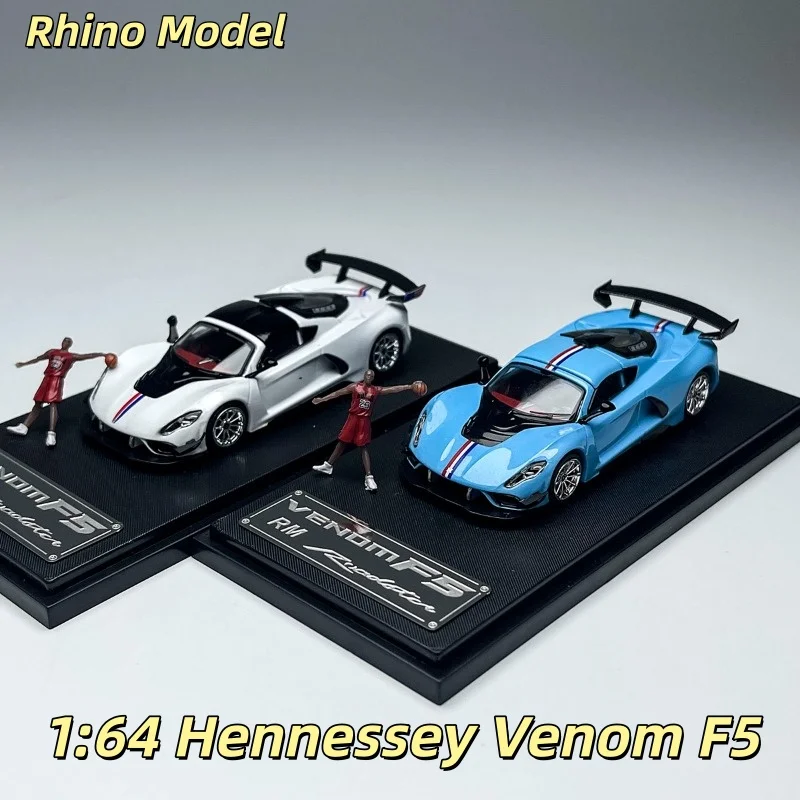 

Модель носорога 1:64 Hennessey Venom F5, литая под давлением модель автомобиля из сплава, игрушка для мальчиков, коллекционное украшение для взрослых.