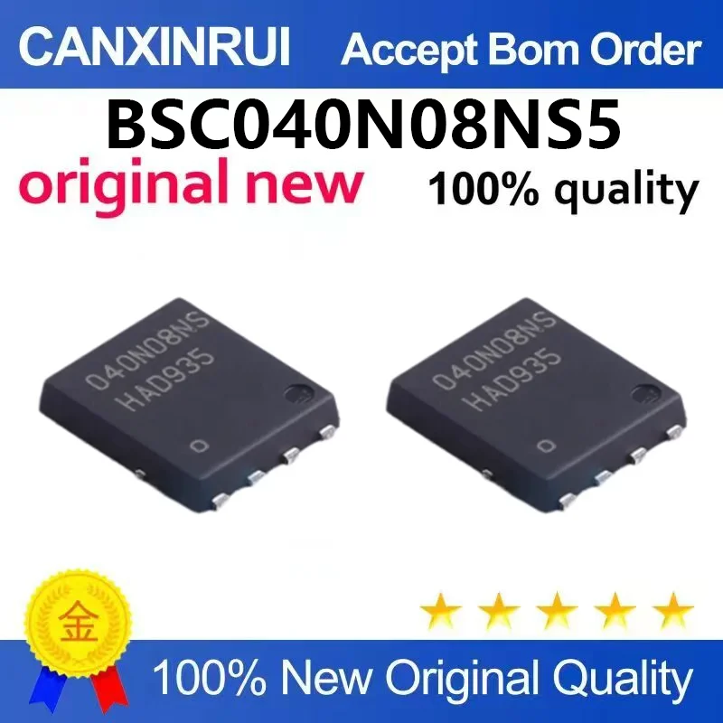 （5pcs-100pcs)Original BSC040N08NS5 TDSON-8 field-effect transistor MOS 100A 80V N-channel patch