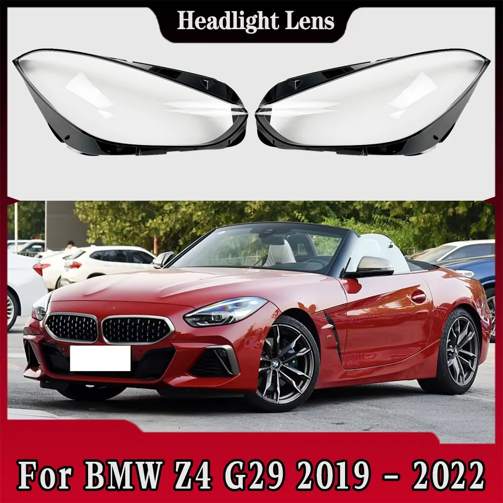 

Headlight Cover For BMW Z4 G29 2019 2020 2021 2022 Car Front Headlight Cover Lampshade Lampcover Caps Headlamp Shell