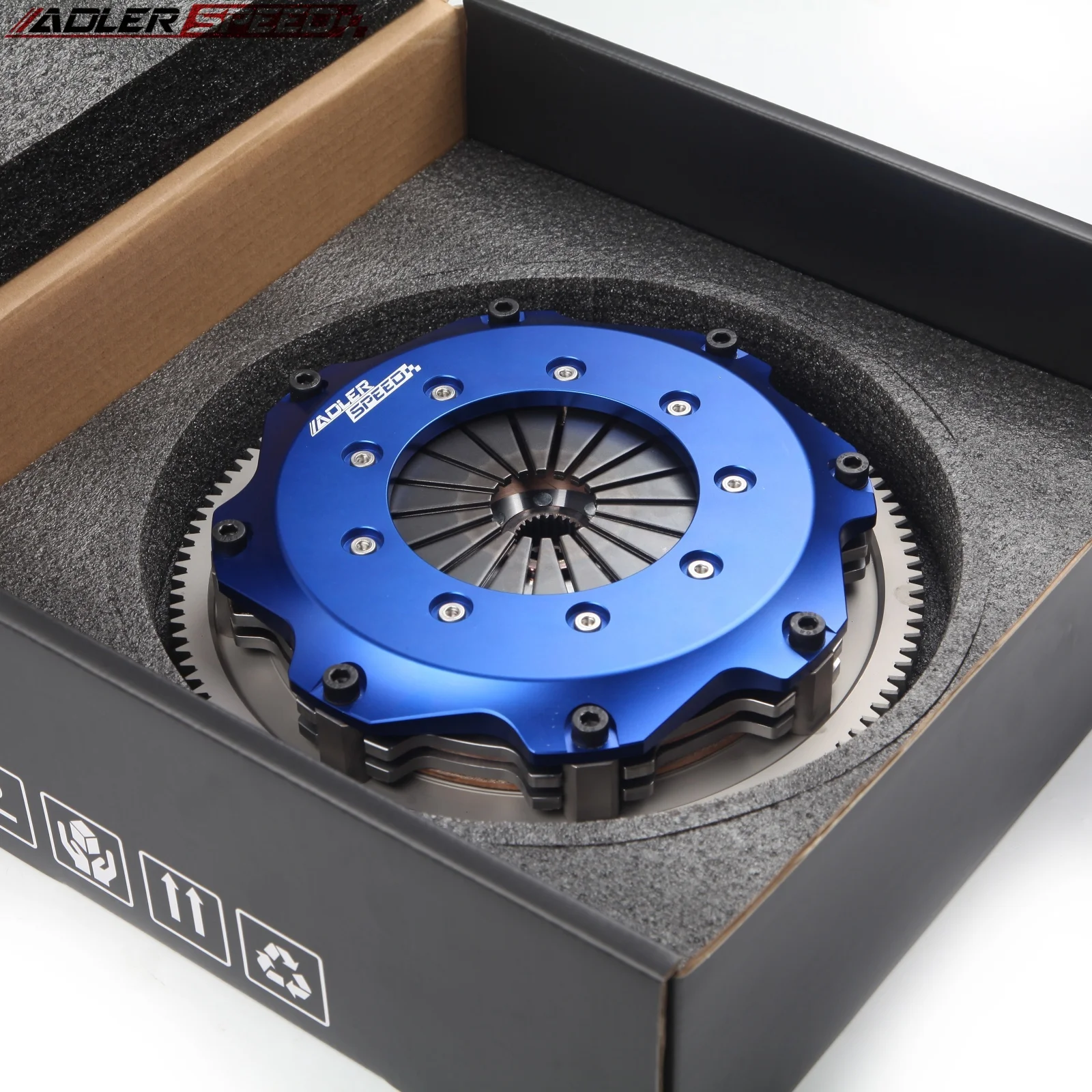 

ADLERSPEED 215 мм 8,5 "гоночная двухдисковая муфта подходит для HONDA Civic ACURA Integra B-SERIES B16 B18 B20