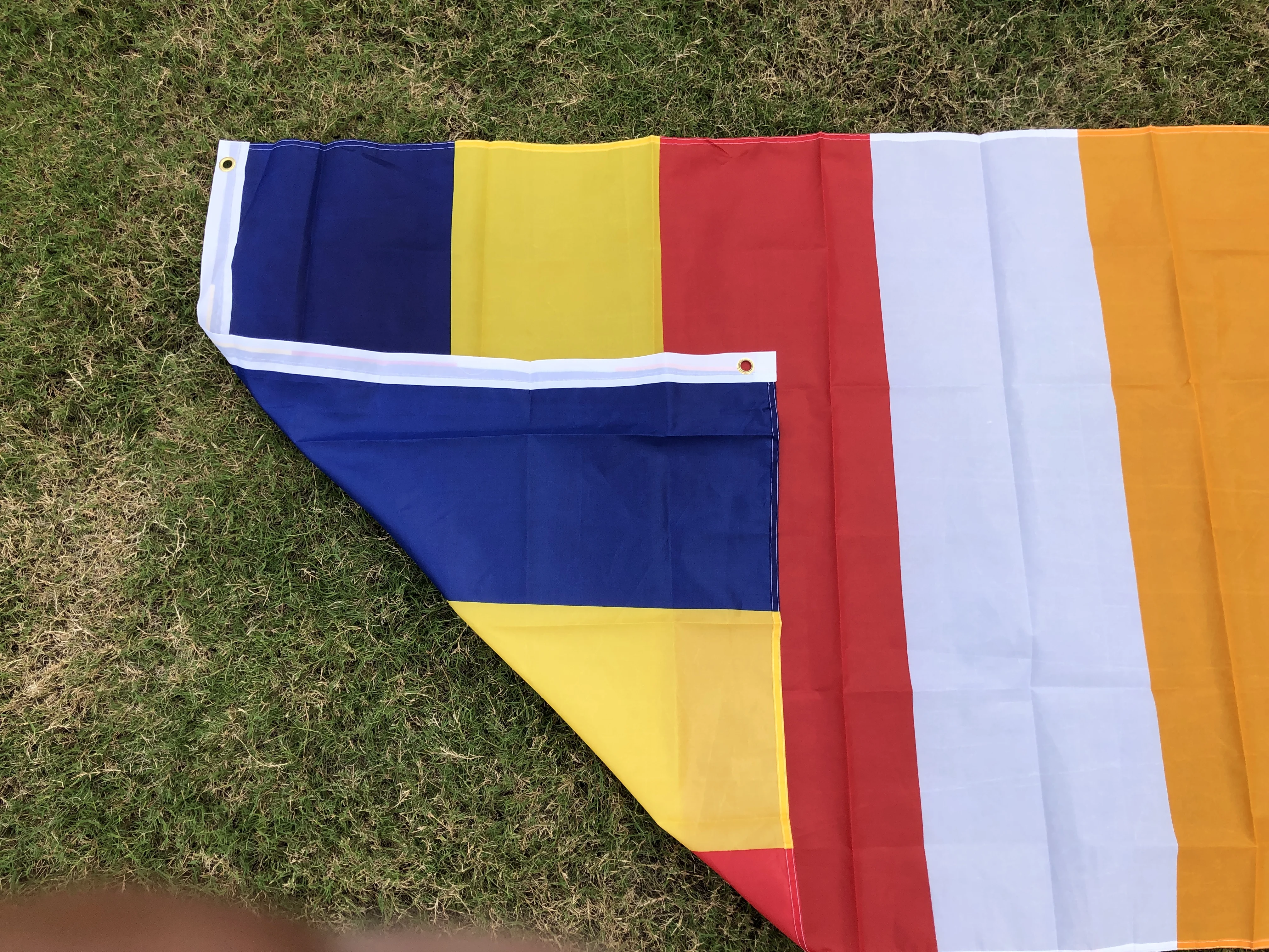 Bandera budista de poliéster para interior y exterior del hogar - imagen 5