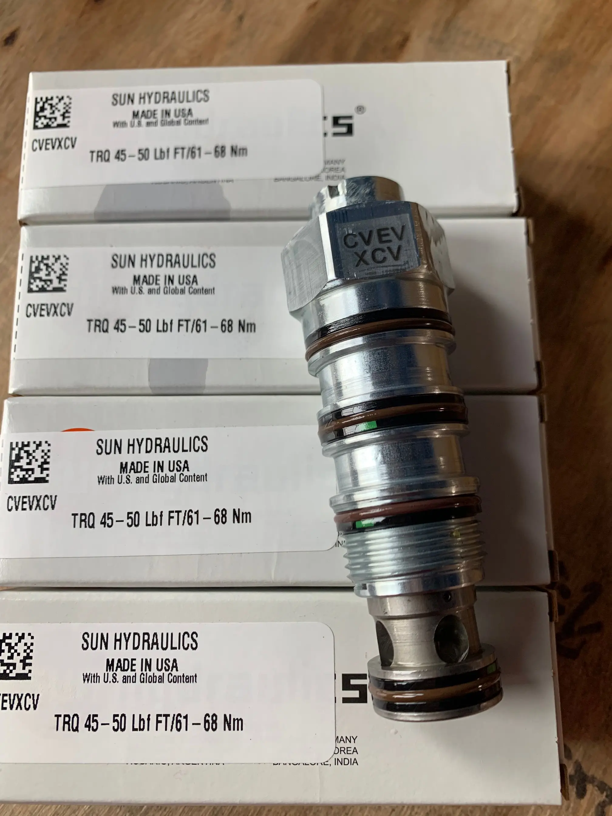 CVEVXCN CVEV-XCN CVEVXCV CVEV-XCV SUN الهيدروليكية المنشأ تنفيس صمام الاختيار التجريبي للفتح في صمام خرطوشة الأسهم تنافسي