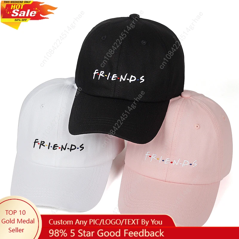 

Women men fashion spring summer dad hat friends embroidery baseball cap cotton adjustable snapback hats new casual caps