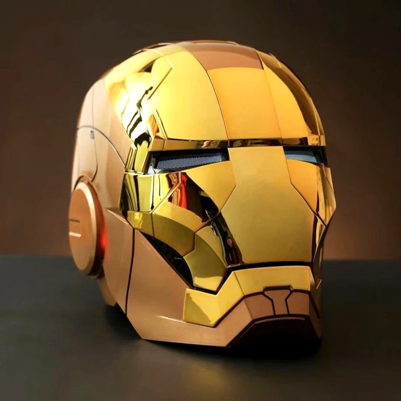 New Bandai Iron Man MK5 Helmet MK7 1:1 Voice Control Helmet Avengers War Machine Halloween Cosplay Costumes Kids Birthday Gift