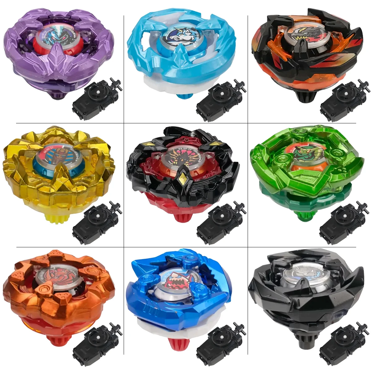 Gyro X Toy Gyroscope X Series Toys BX Gyroscopes BX-23 Starter Phoenix Wing 9-60GF Zweiteiliges Set, Kampfspielzeug für Jungen