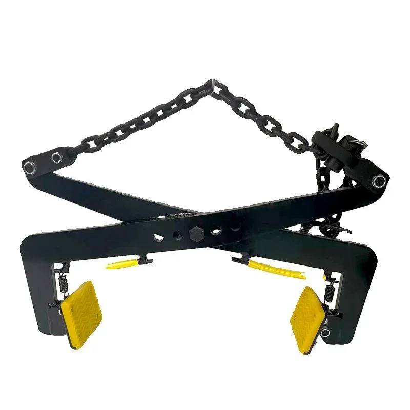 Chain‑Type Stone Slab Lifting Clamp Anti‑Slip Pad Marble‑Plate Handling Apparatus Curb‑Stone Hoist Lifting Tongs