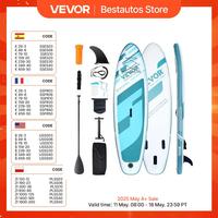 VEVOR Inflatable Stand Up Paddle Board with SUP Board Pump Paddle Fin Phone Bag Backpack Ankle Leash Repair Kit Non-slip Deck