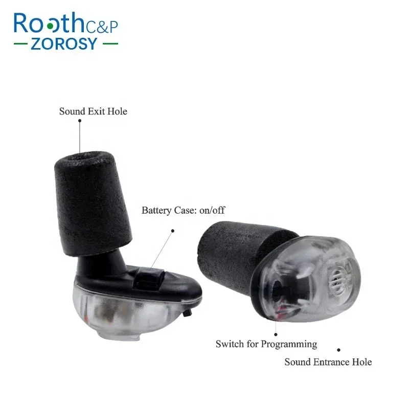 Active-Volume Hearing Protector Earplugs for Shooting Hunting Factory Directly on Sell Premium Earplug