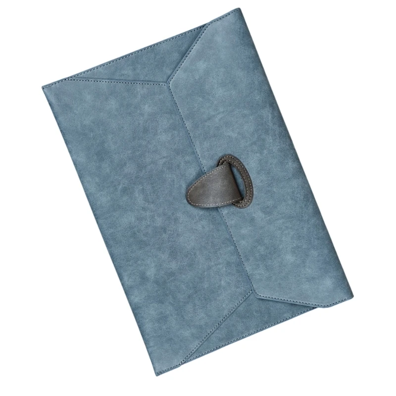 Handheld File Folder Waterproof Leather Document Folder Leather Laptop Sleeve