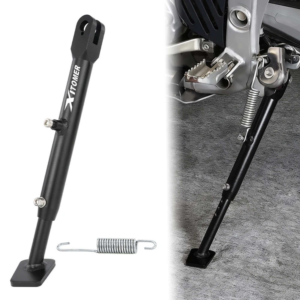 Motorbike Aluminum Kickstand Side Stand Adjustable For Honda CRF250L 2012-2020 CRF300L Rally 2022-2026 CRF300LS CRF250L Rally