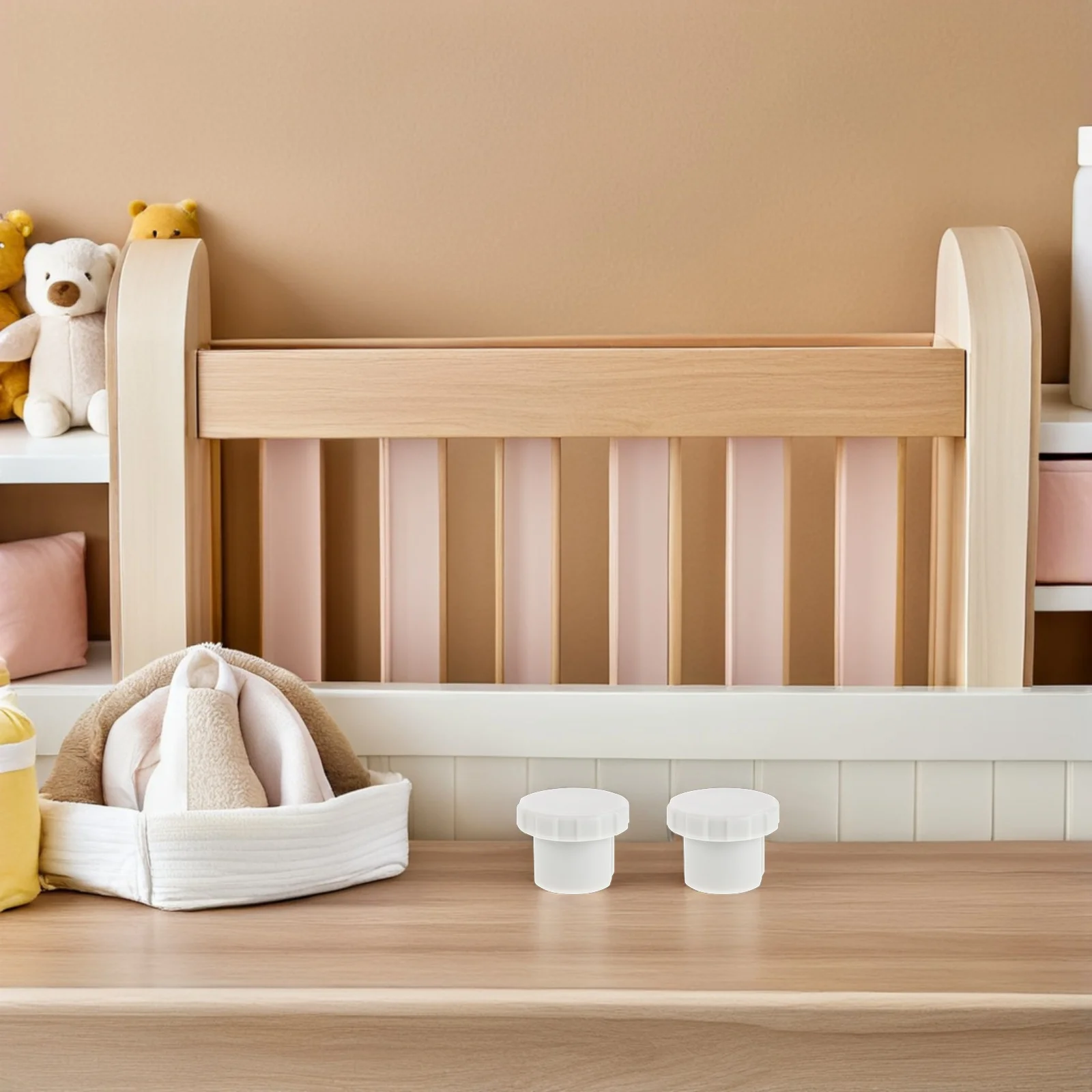 2 قطعة روضة أطفال قبعات المسمار البلاستيك الترباس يغطي آمنة سهلة التركيب الجوز قبعات طفل روضة اكسسوارات أغطية السلامة للعبة #6