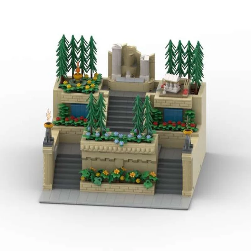 1591 قطعة MOC التذكاري الروماني وحدات خلق نموذج اللبنات تجميع اللعب الإبداعية فكرة الاطفال هدية الكريسماس عيد ميلاد #2